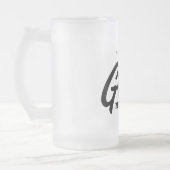 Grill Master glass stein mok voor BBQ chef-kok (Links)