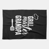 Grill Master Grandpa Kitchen Towel Theedoek (Horizontaal)