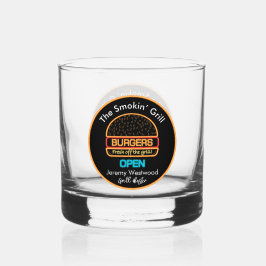 Grill Master Grilling Drinkware Rocks Whisky Glas
