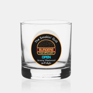 Grill Master Grilling Drinkware Rocks Whisky Glas