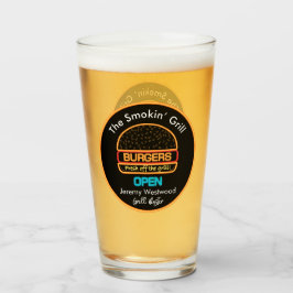 Grill Master Grilling Pint Bierglas Drinkware Glas