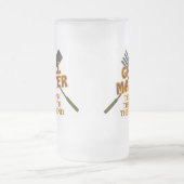 GRILL MASTER - HET MAN DE MYTH DE LEGEND MATGLAS BIERPUL (Center)