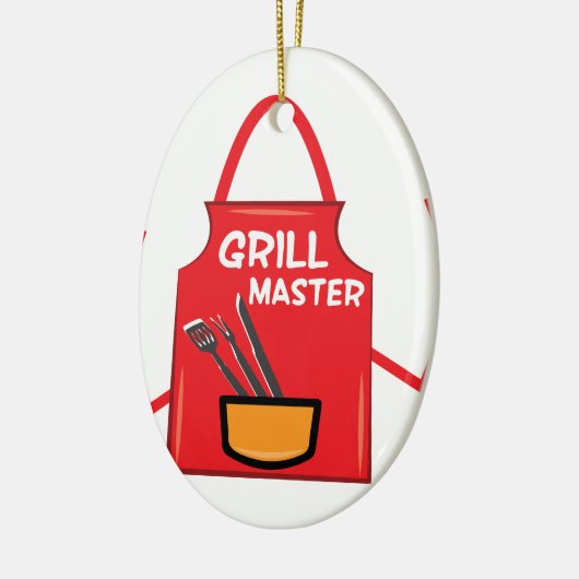 Grill Master Keramisch Ornament (Links)