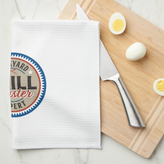 Grill Master Kitchen Towel - Tan Theedoek (Quarter Fold)