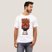 Grill Master - Legende op de BBQ T-shirt (Voorkant volledig)
