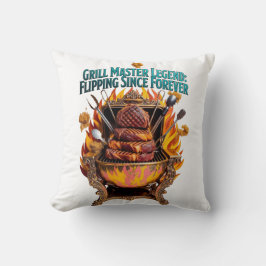 Grill Master Legende T-shirt Kussen