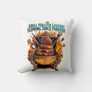 Grill Master Legende T-shirt  Kussen