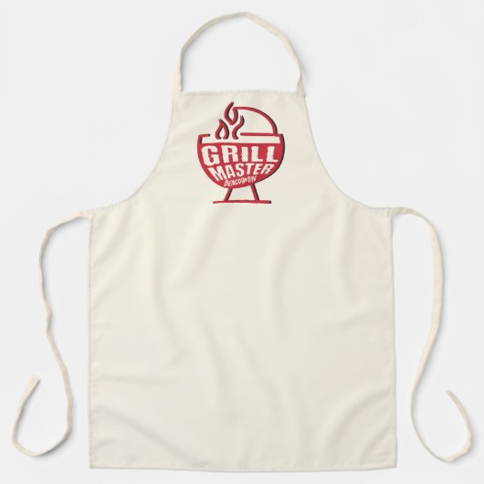 "Grill Master" Mannen Schort (Voorkant)