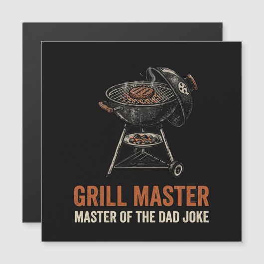 Grill Master Meester van de Vadergrap Vaderdag (Voorkant / Achterkant)
