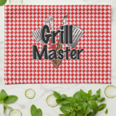 Grill Master met BBQ Tools & Picnic Table Theedoek (Gevouwen)