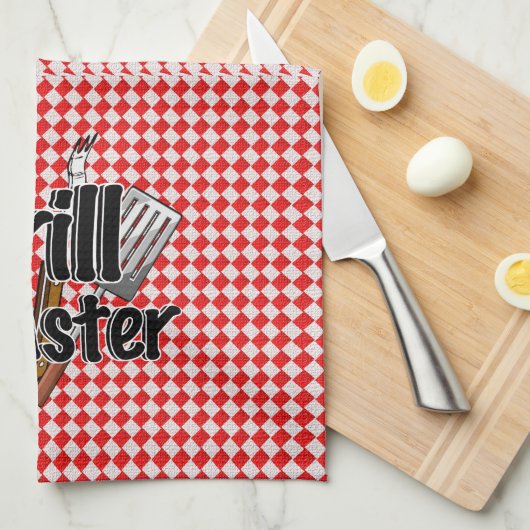 Grill Master met BBQ Tools & Picnic Table Theedoek (Quarter Fold)