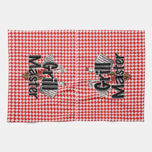 Grill Master met BBQ Tools & Picnic Table Theedoek (Horizontaal)