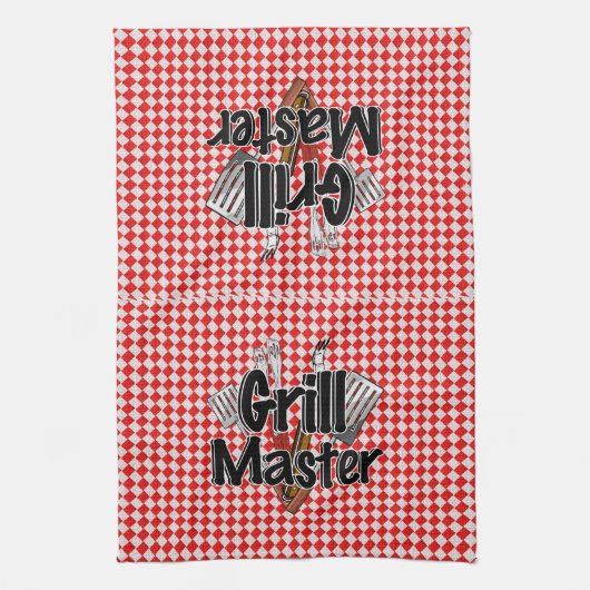 Grill Master met BBQ Tools & Picnic Table Theedoek (Verticaal)