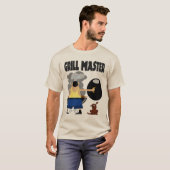 Grill Master met hond T-shirt (Voorkant volledig)