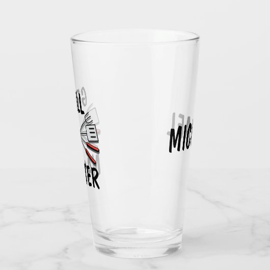 Grill Master met naam Glas (Links)