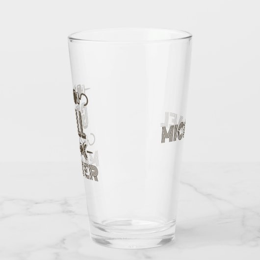 Grill Master met naam Glas (Links)