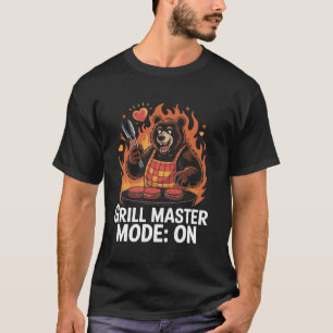Grill Master Modus AAN Grappige BBQ Beer Papa  1 T-shirt