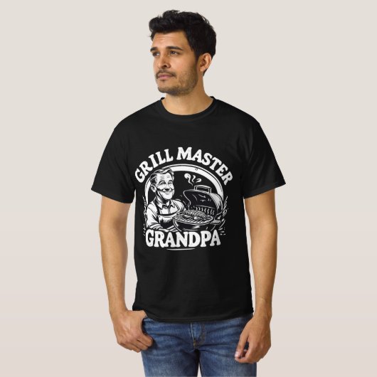 Grill Master Opa T-shirt - Vaderdag (Voorkant volledig)