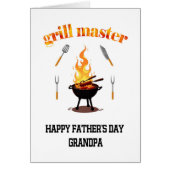 Grill Master Opa Vaderdag (Voorkant)