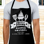 Grill Master Opa Zwart Schort