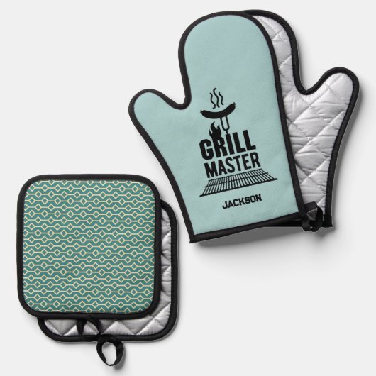 Grill Master Ovenwant & Pannenlap Set (Voorkant / Achterkant)