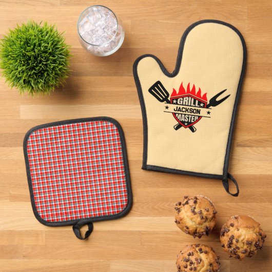 Grill Master Ovenwant & Pannenlap Set (Top down)