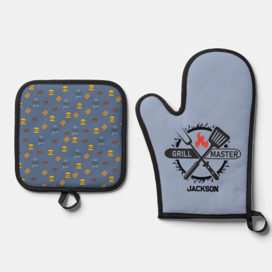 Grill Master Ovenwant & Pannenlap Set (Voorkant)