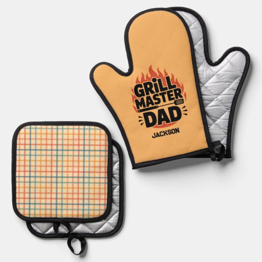 Grill Master Ovenwant & Pannenlap Set (Voorkant / Achterkant)