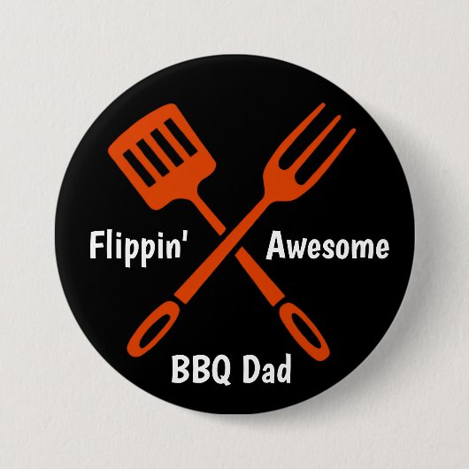 Grill Master Pa BBQ Ronde Button 7,6 Cm (Voorkant)