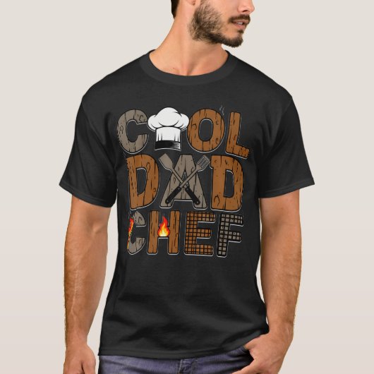 Grill Master Papa Chef T-shirt (Voorkant)