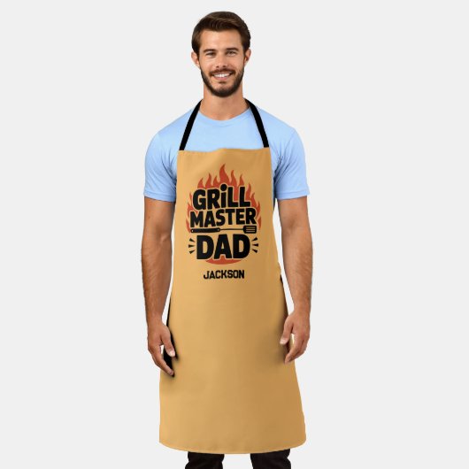 Grill Master Papa Schort (Gedragen)