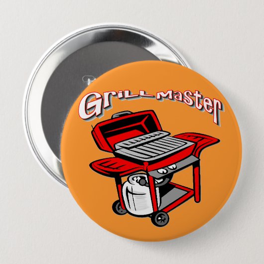 Grill Master Ronde Button 4,0 Cm (Voorkant /achterkant)