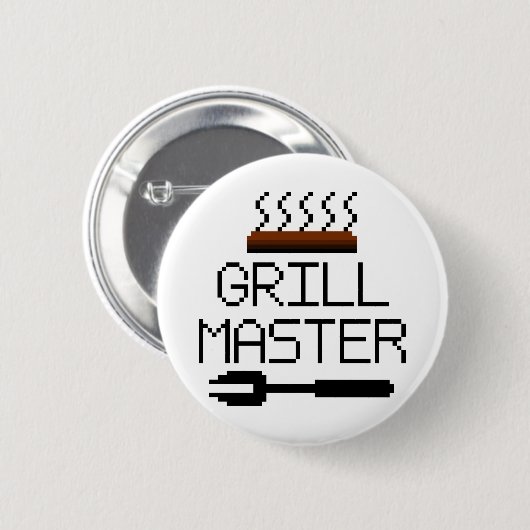 GRILL MASTER RONDE BUTTON 5,7 CM (Voorkant /achterkant)
