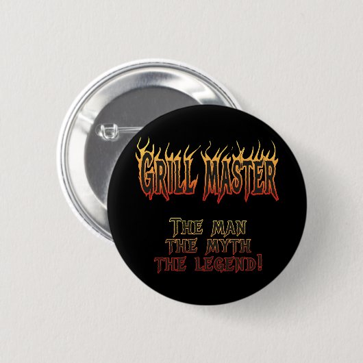 Grill Master Ronde Button 5,7 Cm (Voorkant /achterkant)