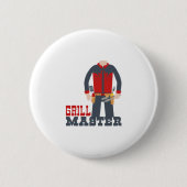 Grill Master Ronde Button 5,7 Cm (Voorkant)