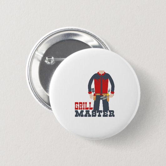 Grill Master Ronde Button 5,7 Cm (Voorkant /achterkant)