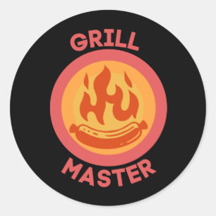 GRILL MASTER RONDE STICKER