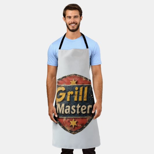 "Grill Master" Schort (Gedragen)