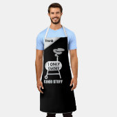 Grill Master Schort - Aangepaste tekst voor het ro (Gedragen)