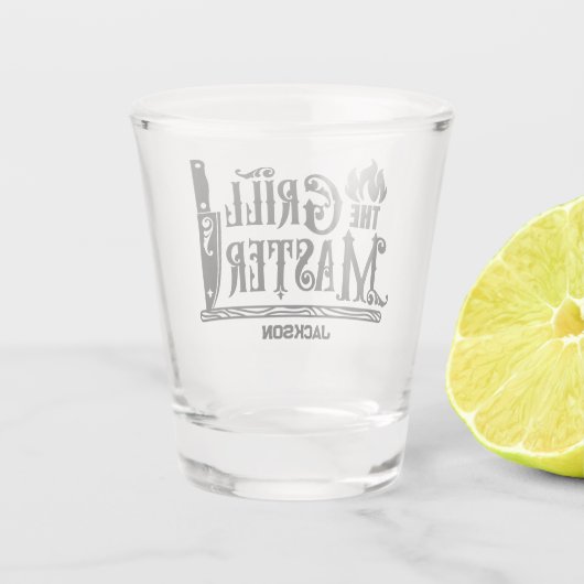 Grill Master Shot Glas (Achterkant)