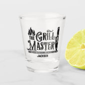 Grill Master Shot Glas (Voorkant)