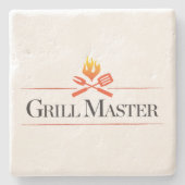 Grill Master Stenen Onderzetter (Voorkant)