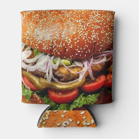 Grill Master vaderdag hamburger cheeseburger Blikjeskoeler (Voorkant)