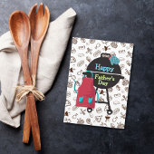 Grill Master Vaderdag Kaart met leuke BBQ thema