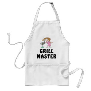 Grill Master Vrouw Standaard Schort