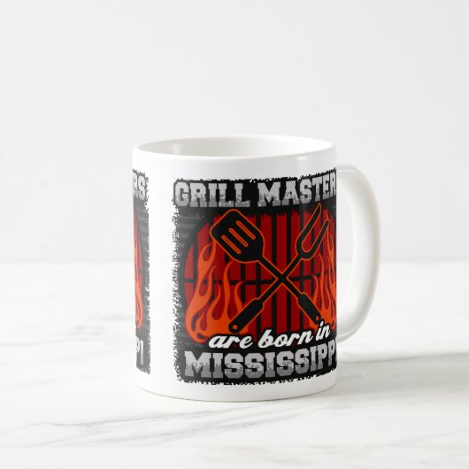 Grill Masters zijn geboren in Mississippi Koffiemok (Voorkant rechts)