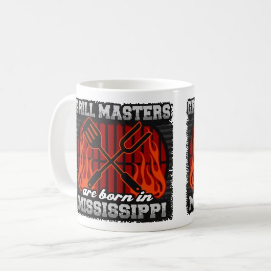 Grill Masters zijn geboren in Mississippi Koffiemok (Voorkant links)