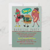 Grill Mates Barbecue Invitation Kaart (Voorkant)