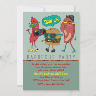 Grill Mates Barbecue Invitation Kaart