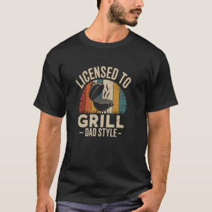 Grill Meester, BBQ liefhebber, Vaderdag Cadeau, Re T-shirt